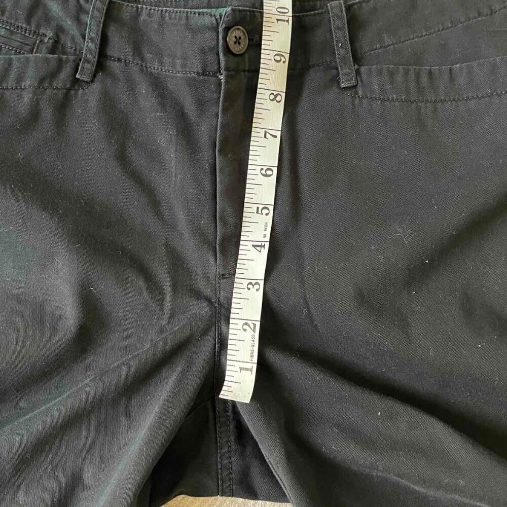 Women's Shorts Lauren Ralph Lauren 6 Bermuda Black Mid Rise Casual - Picture 11 of 12